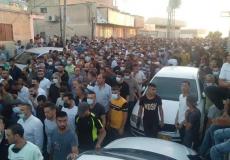 تشييع 4 من جثامين غرقى دير العسل الفوقا بالخليل