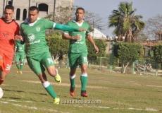 جانب من لقاء اتحاد خانيونس والشجاعية