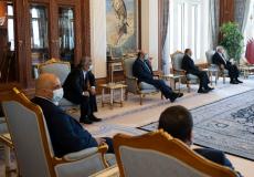 أمير قطر يستقبل هنية في الدوحة