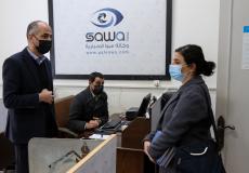 خلال زيارة وفد القنصلية الفرنسية لوكالة سوا