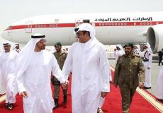 أمير قطر ومحمد بن زايد - أرشيف