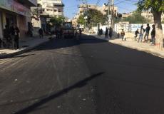 بلدية غزة تنتهي من انجاز 90 % من مشروع شارع السدرة والصحابة