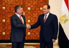 السيسي يلتقي العاهل الأردني - أرشيف