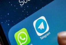 تطبيقا تلغرام وواتساب