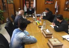 اجتماع في بلدية غزة