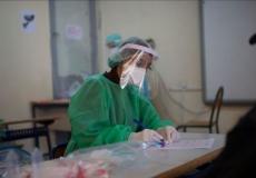 فحص عينات فيروس كورونا - ارشيف