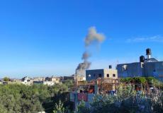انفجار بيت حانون شمال قطاع غزة