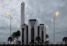 تصميم مسجد الشيخ عجلين (خليل الوزير)