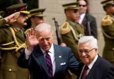 الرئيس الفلسطيني محمود عباس ونظيره الأميركي جو بايدن - أرشيف