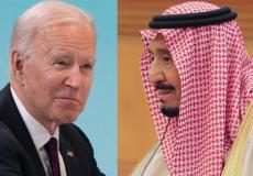 ملك السعودية سلمان بن عبد العزيز وجو بايدن الرئيس الأمريكي