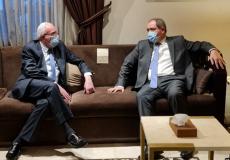 لقاء وزير الخارجية المالكي مع نظيره الجزائري