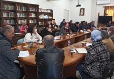إجتماع شبكة المنظمات الأهلية الفلسطينية