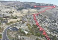 مخطط القطار الهوائي في القدس