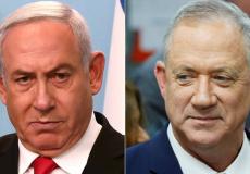 بنيامين نتنياهو وبني غانتس