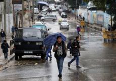 المنخفض الأخير على أرجاء فلسطين