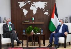 تفاصيل اجتماع اشتية مع المنسق الخاص لعملية السلام بالشرق الأوسط تور وينسلاند