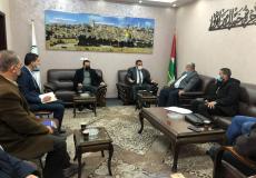 النائب العام بغزة يلتقي رئيس وأعضاء اللجنة الرئيسية للأمن والسلامة