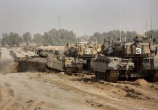 توغل أليات إسرائيلية على حدود قطاع غزة