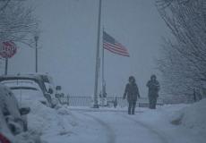 عاصفة ثلجية - أرشيفية