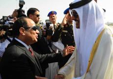 أمير قطر والرئيس المصري
