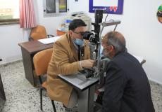 بسمة أمل تنفذ يوماً طبياً لفحص العيون لمرضى السرطان