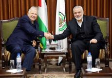 اسماعيل هنية وحنا ناصر