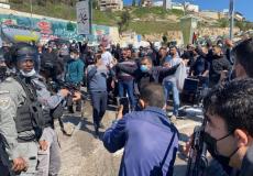 مظاهرة ضد الجريمة والشرطة في أم الفحم