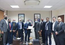 وزير العدل يزور نقابة المحامين برام الله