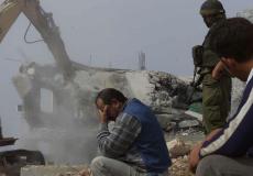 الجيش الإسرائيلي يهدم منازل الفلسطينيين في الضفة / توضيحية