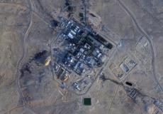 إحدى الصور التي التقطت لمنطقة مفاعل ديمونا، الأسبوع الماضي (أ.ب.)