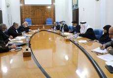 لجنة الداخلية بالتشريعي تلتقي رئيس لجنة متابعة العمل الحكومي وأركان وزارة الداخلية