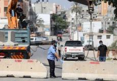 إغلاق محافظة غزة إثر تفشي فيروس كورونا