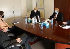 حنا ناصر يلتقي ممثل الاتحاد الأوروبي