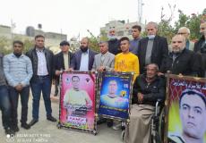 مهرجان أمام منزل الأسير إبراهيم عرام بخانيونس