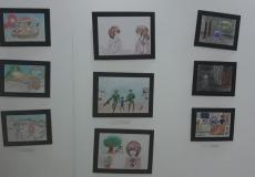 لوحات الفائزة بمشروع "انا الرسام"