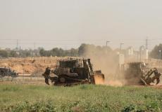 توغل جرافات إسرائيلية - توضيحية