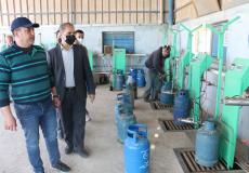 البترول بغزة ينظم جولة تفقدية لمحطات الغاز والوقود