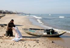 شاطئ بحر غزة - أرشيف