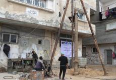 بلدية النصيرات تبدأ بحفر بئر مياه جديدة بمنطقة مخيم 1