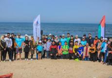 غزة تشهد أول نشاط رياضي بحري على شاطئ القطاع بتنظيم الاتحاد الفلسطيني للشراع والتجديف