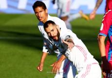 مهاجم ريال مدريد كريم بنزيما