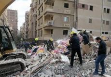 انهيار مبنى في مصر - أرشيفية