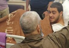 فتى الزرقاء خلال تواجده في المستشفى