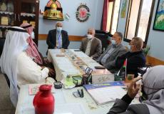 وفد من تربية الوسطى والصحة ومجلس أولياء الأمور يقوم بجولة تفقدية على المدارس