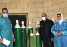 تزود مستشفى عمر القاسم بإسطوانات أوكسجين