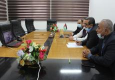 توقيع الاتفاقية عبر منصة الزووم