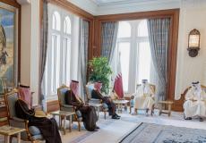 وزير خارجية السعودية يصل الدوحة حاملا رسالة لأمير قطر