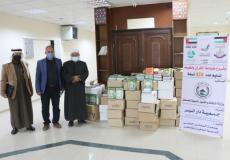 وفد من جمعية المجلس العلمي يزور وكيل وزارة الأوقاف بغزة ويسلم نُسخاً من المصحف الشريف