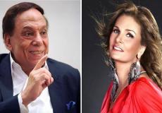 عادل امام ويسرا