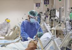 الاصابات بكورونا في قطاع غزة